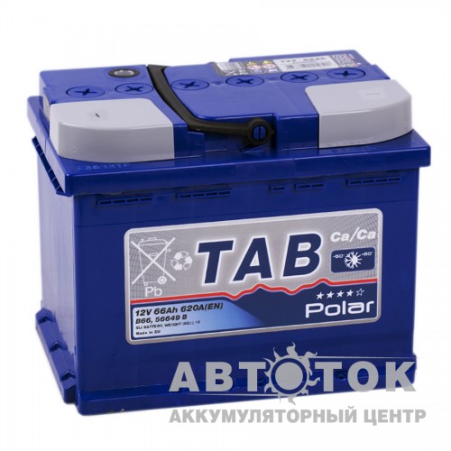 Автомобильный аккумулятор Tab Polar 66L 620A  121566 56013