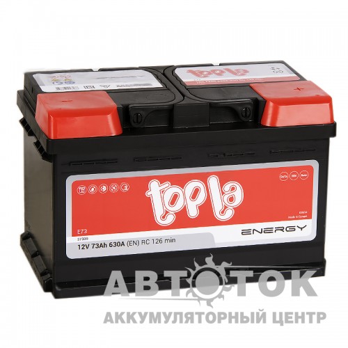 Автомобильный аккумулятор Topla Energy 73R низ. 630A  108073 57309