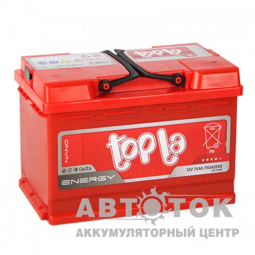 Автомобильный аккумулятор Topla Energy 75R 700A  108275 57412