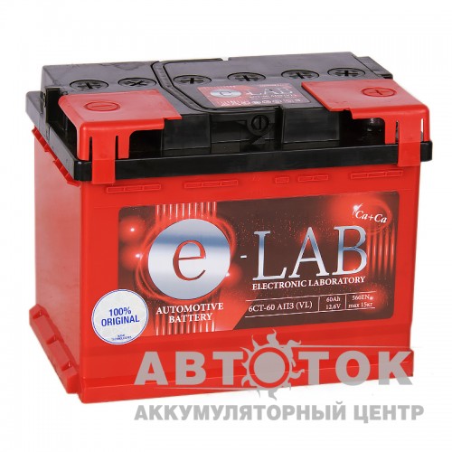 Автомобильный аккумулятор E-LAB 60R 560A