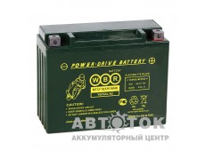 Автомобильный аккумулятор WBR MT12-16 AGM 16 Ач 250А О.П.205x87x162 YB16AL-A2