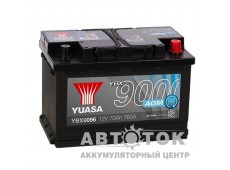 Автомобильный аккумулятор YUASA AGM 70R 760А  Start-Stop Plus, YBX9096