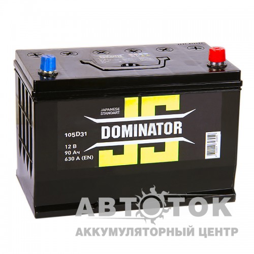 Автомобильный аккумулятор Dominator JIS 90 Ач 630А О.П.