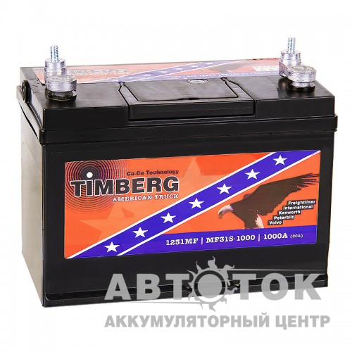 Автомобильный аккумулятор Timberg American Truck 31S-1000 105VL 190 min 1000A  1231MF