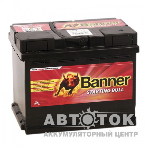 Автомобильный аккумулятор Banner Starting Bull 562 19 62R 510A