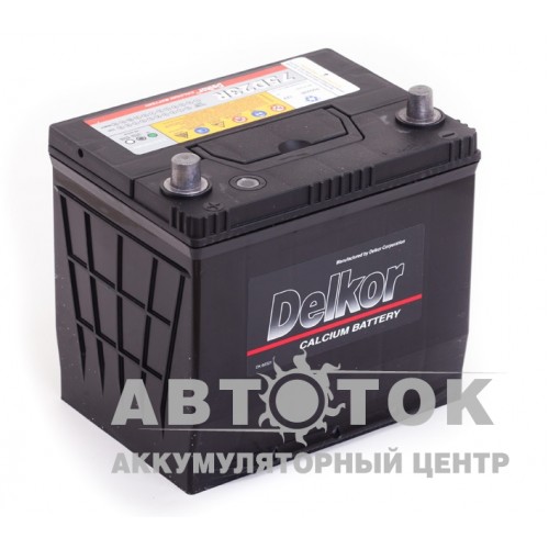 Автомобильный аккумулятор Delkor 75D23R 65L 570A