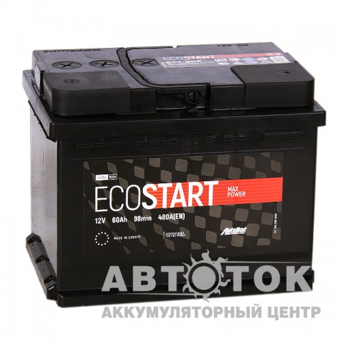 Автомобильный аккумулятор Ecostart 60R 480А