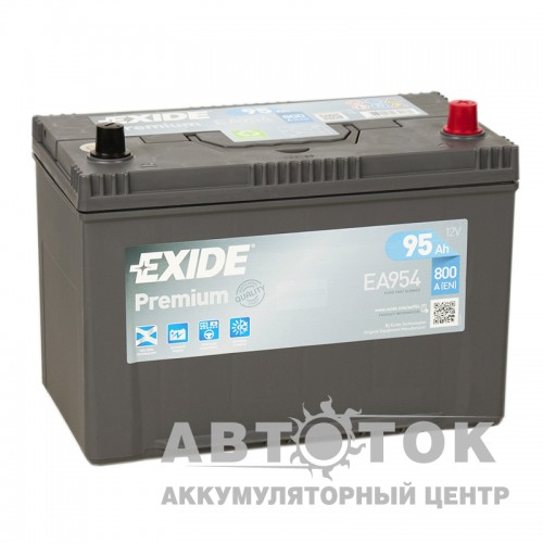 Автомобильный аккумулятор Exide Premium 95R 800А  EA954