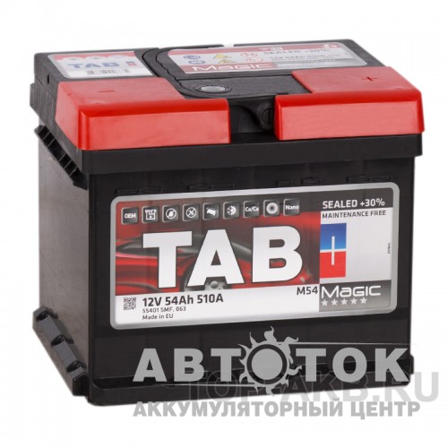 Автомобильный аккумулятор Tab Magic 54R 510A 189054 55401