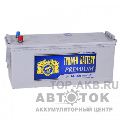 Автомобильный аккумулятор Tyumen Battery Premium 145 Ач прям. пол. 1020A