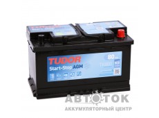 Автомобильный аккумулятор Tudor Start-Stop AGM 80R 800A TK800