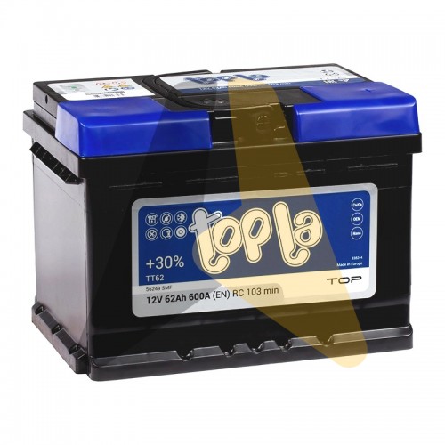 Автомобильный аккумулятор Topla Top 62R 600A  118662 56249
