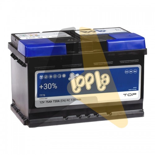 Автомобильный аккумулятор Topla Top 75R низ. 720A  118072 57510