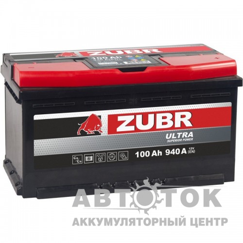 Автомобильный аккумулятор ZUBR Ultra 100L 940A